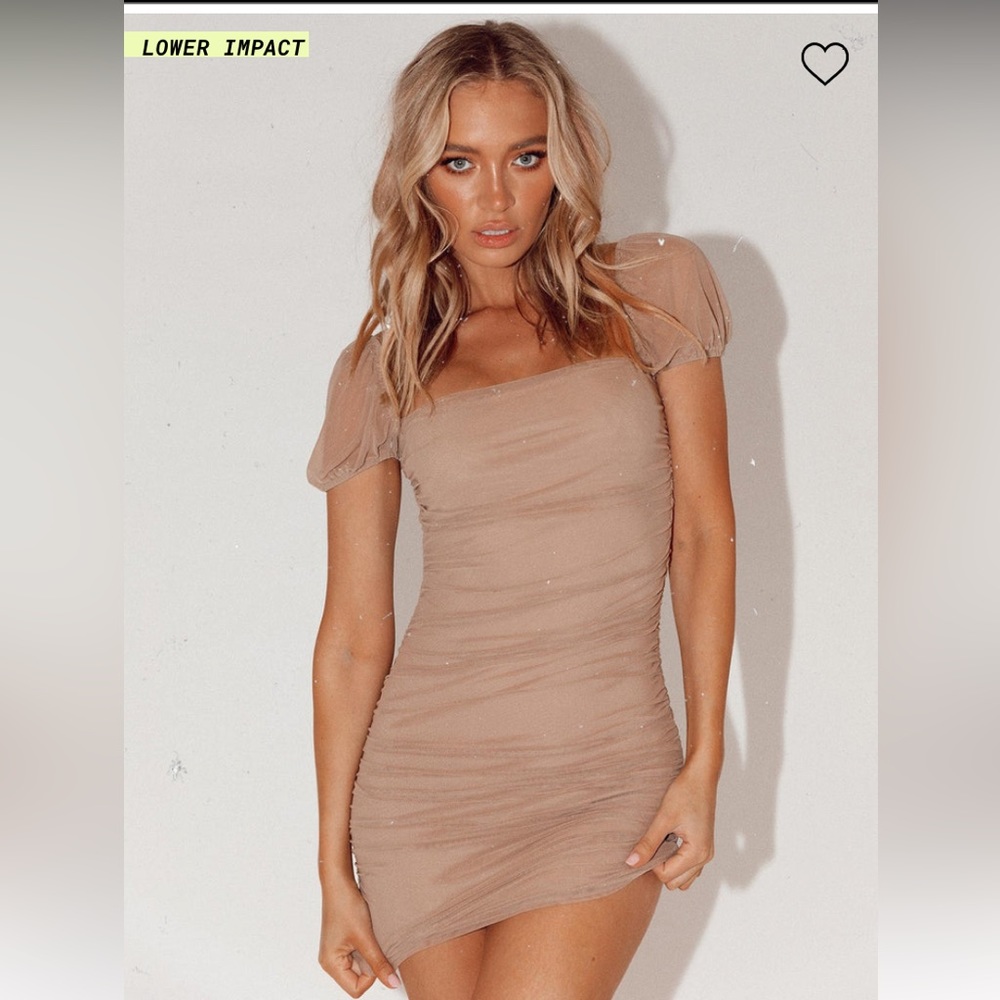 Princess Polly Tan Charvi Mini Dress